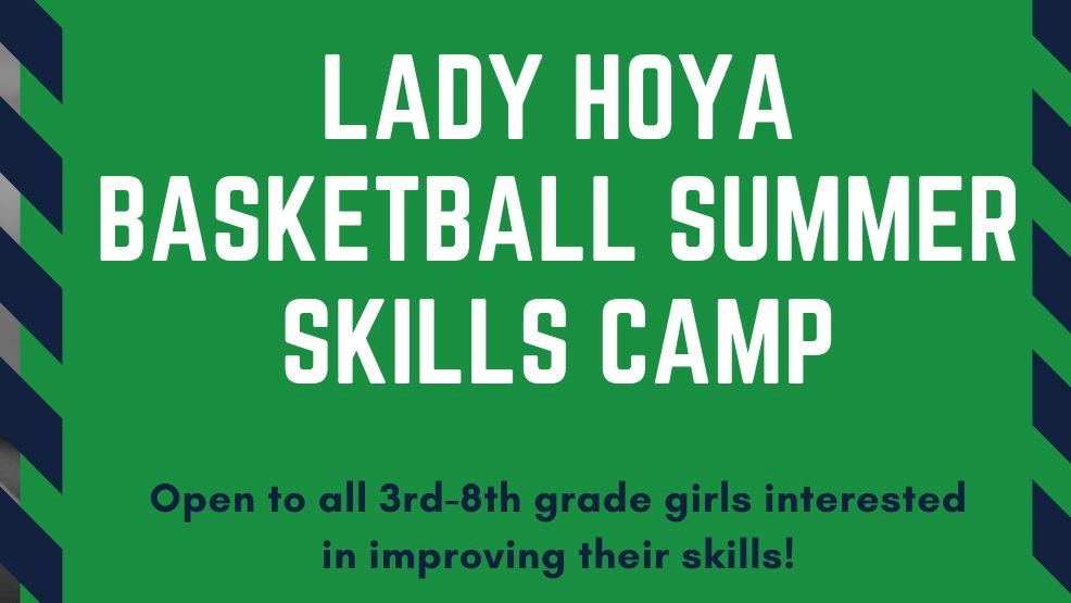 2022 Lady Hoya Basketball Camp Graphic